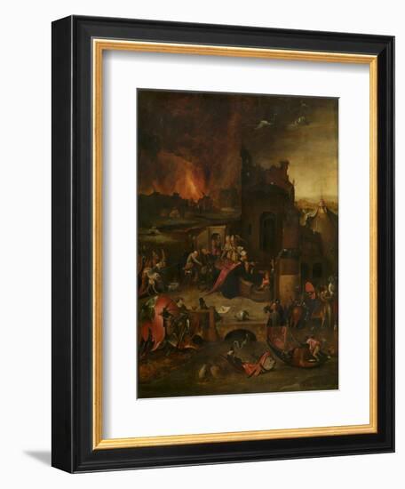 The Temptation of Saint Anthony, 16th Century-Hieronymus Bosch-Framed Giclee Print