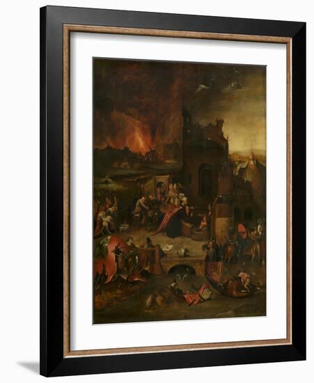 The Temptation of Saint Anthony, 16th Century-Hieronymus Bosch-Framed Giclee Print