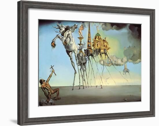 The Temptation of Saint Anthony, 1946-Salvador Dali-Framed Art Print