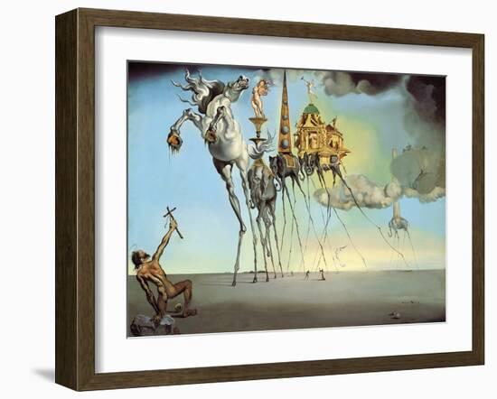 The Temptation of Saint Anthony, 1946-Salvador Dali-Framed Giclee Print