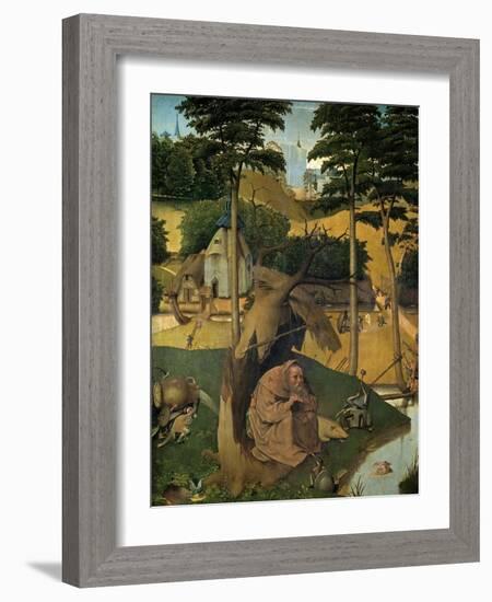 The Temptation of Saint Anthony, Ca. 1490, Flemish School-Hieronymus Bosch-Framed Giclee Print