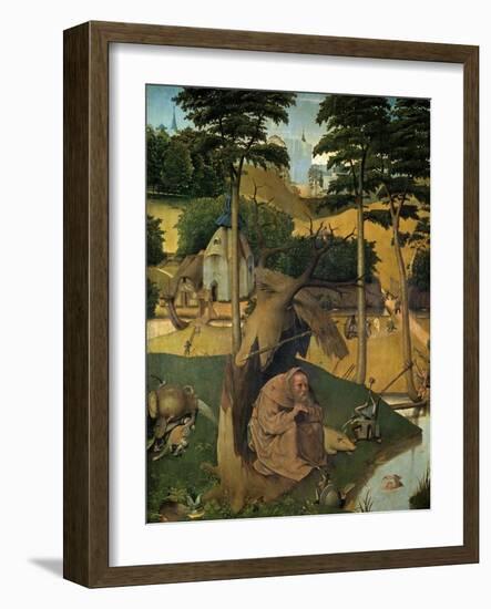 The Temptation of Saint Anthony, Ca. 1490, Flemish School-Hieronymus Bosch-Framed Giclee Print