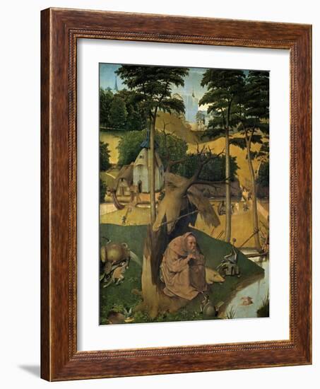 The Temptation of Saint Anthony, Ca. 1490, Flemish School-Hieronymus Bosch-Framed Giclee Print