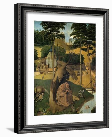 The Temptation of Saint Anthony, Ca. 1490, Flemish School-Hieronymus Bosch-Framed Giclee Print