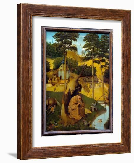 The Temptation of Saint Anthony the Hermit Saint Anthony the Great (251-356) (Or Saint Anthony the-Hieronymus Bosch-Framed Giclee Print