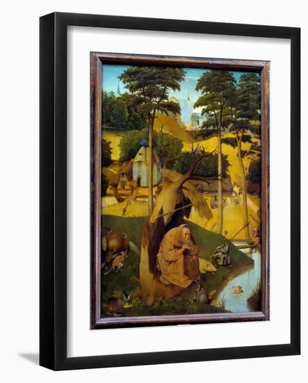 The Temptation of Saint Anthony the Hermit Saint Anthony the Great (251-356) (Or Saint Anthony the-Hieronymus Bosch-Framed Giclee Print