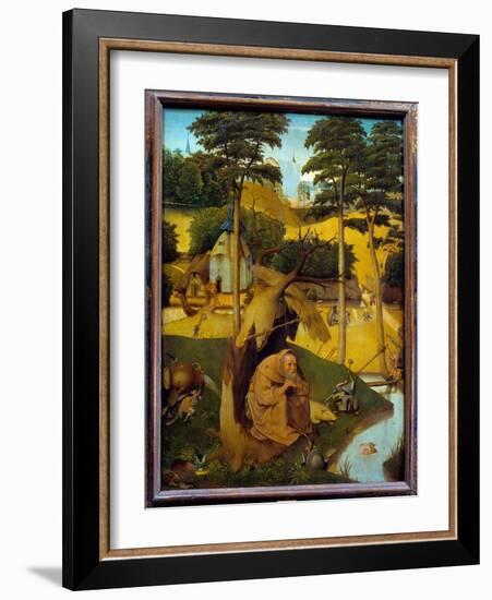 The Temptation of Saint Anthony the Hermit Saint Anthony the Great (251-356) (Or Saint Anthony the-Hieronymus Bosch-Framed Giclee Print