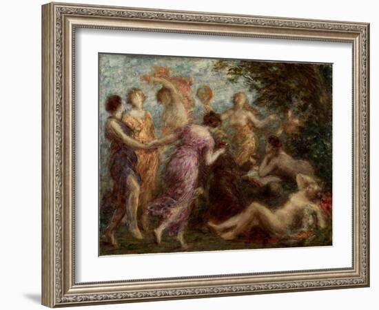 The Temptation of Saint Anthony-Henri Fantin-Latour-Framed Giclee Print