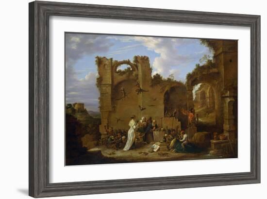 The Temptation of Saint Anthony-David Teniers the Younger-Framed Giclee Print