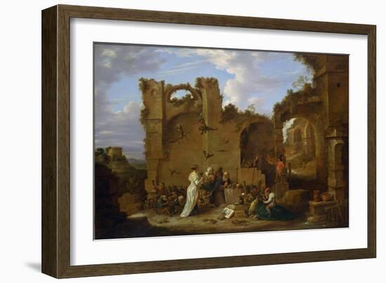 The Temptation of Saint Anthony-David Teniers the Younger-Framed Giclee Print