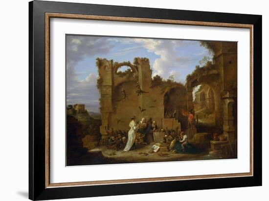 The Temptation of Saint Anthony-David Teniers the Younger-Framed Giclee Print