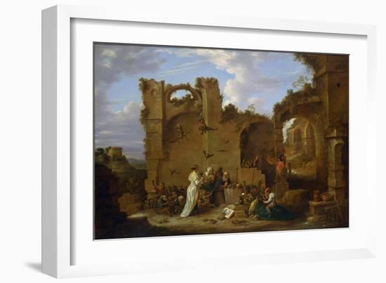 The Temptation of Saint Anthony-David Teniers the Younger-Framed Giclee Print