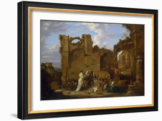 The Temptation of Saint Anthony-David Teniers the Younger-Framed Giclee Print