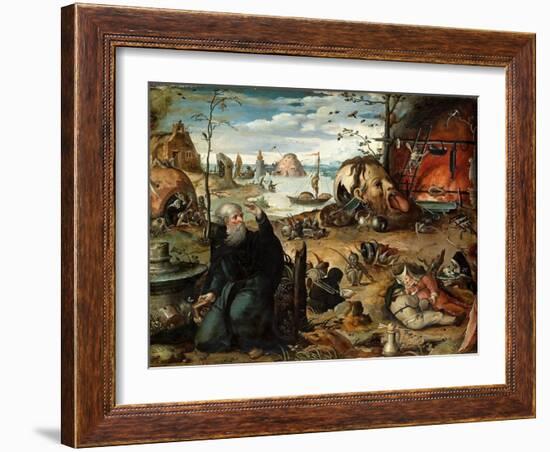 The Temptation of Saint Anthony-Jan Mandyn-Framed Giclee Print