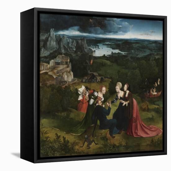 The Temptation of Saint Anthony-Joachim Patinir-Framed Premier Image Canvas