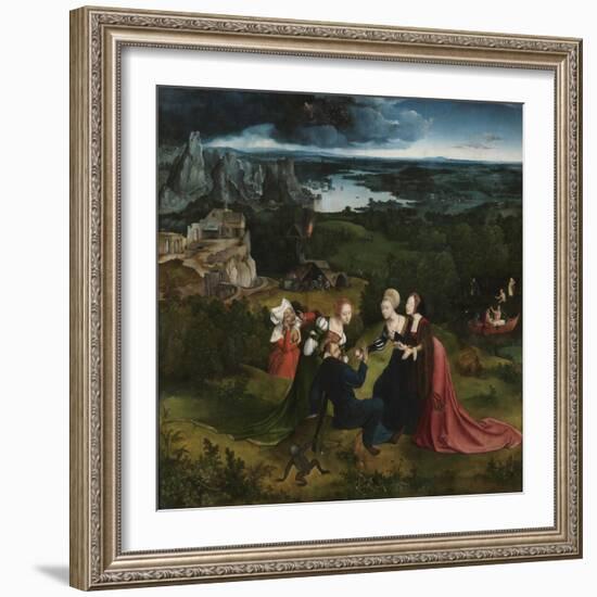 The Temptation of Saint Anthony-Joachim Patinir-Framed Giclee Print