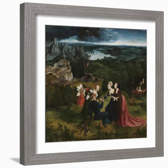 The Temptation of Saint Anthony-Joachim Patinir-Framed Giclee Print