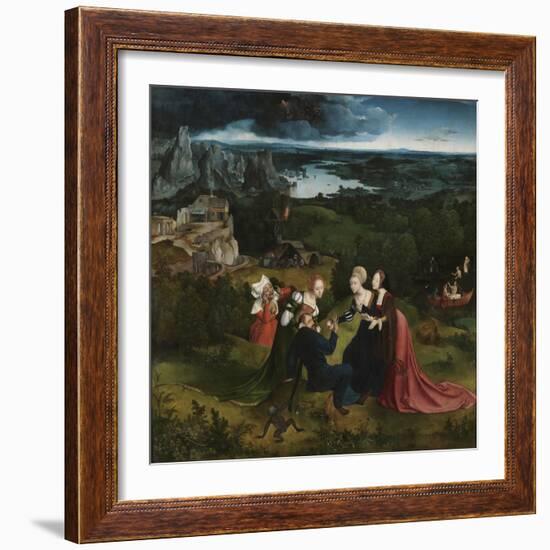 The Temptation of Saint Anthony-Joachim Patinir-Framed Giclee Print