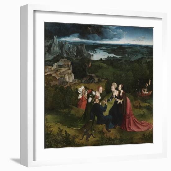 The Temptation of Saint Anthony-Joachim Patinir-Framed Giclee Print