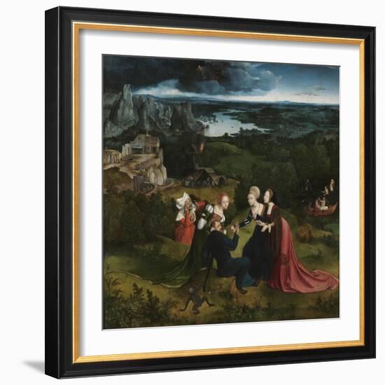 The Temptation of Saint Anthony-Joachim Patinir-Framed Giclee Print