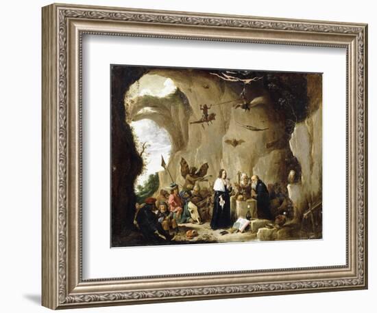 The Temptation of Saint Anthony-David Teniers the Younger-Framed Giclee Print