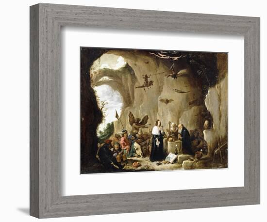 The Temptation of Saint Anthony-David Teniers the Younger-Framed Giclee Print