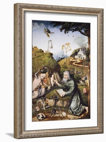 The Temptation of Saint Anthony-Hieronymus Bosch-Framed Giclee Print