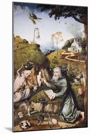 The Temptation of Saint Anthony-Hieronymus Bosch-Mounted Giclee Print