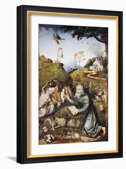 The Temptation of Saint Anthony-Hieronymus Bosch-Framed Giclee Print