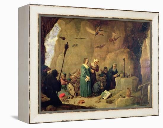 The Temptation of St. Anthony, 1820 (Oil on Canvas)-David the Younger Teniers-Framed Premier Image Canvas