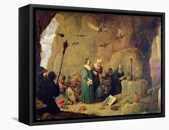 The Temptation of St. Anthony, 1820 (Oil on Canvas)-David the Younger Teniers-Framed Premier Image Canvas