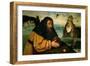 The Temptation of St. Anthony Abbot, the Head of an Abbess Sits Atop a Whorehouse-Hieronymus Bosch-Framed Giclee Print