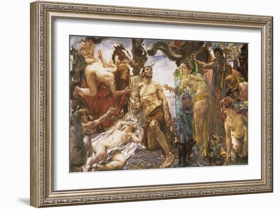 The Temptation of St Anthony after Gustave Flaubert-Lovis Corinth-Framed Giclee Print