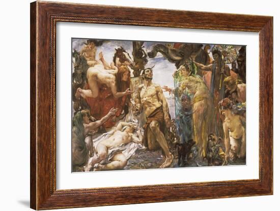 The Temptation of St Anthony after Gustave Flaubert-Lovis Corinth-Framed Giclee Print