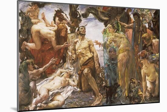 The Temptation of St Anthony after Gustave Flaubert-Lovis Corinth-Mounted Giclee Print