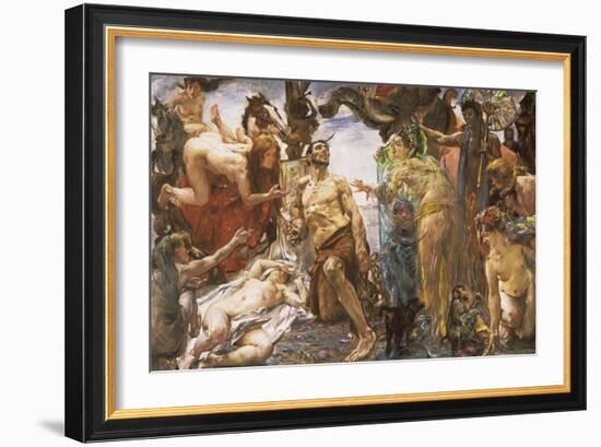 The Temptation of St Anthony after Gustave Flaubert-Lovis Corinth-Framed Giclee Print