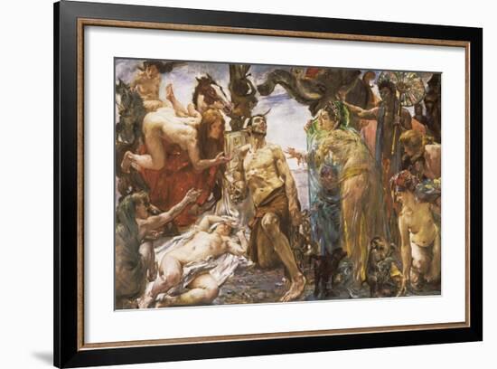 The Temptation of St Anthony after Gustave Flaubert-Lovis Corinth-Framed Giclee Print