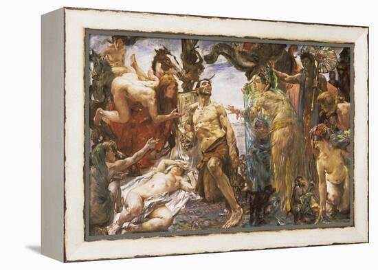 The Temptation of St Anthony after Gustave Flaubert-Lovis Corinth-Framed Premier Image Canvas