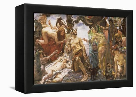 The Temptation of St Anthony after Gustave Flaubert-Lovis Corinth-Framed Premier Image Canvas