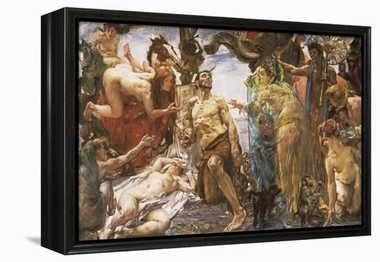 The Temptation of St Anthony after Gustave Flaubert-Lovis Corinth-Framed Premier Image Canvas