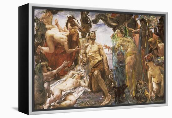 The Temptation of St Anthony after Gustave Flaubert-Lovis Corinth-Framed Premier Image Canvas