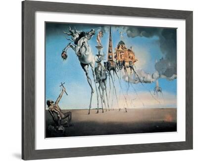 Art Print Dali - The Temptation of St.Anthony - 70 x 50 cm