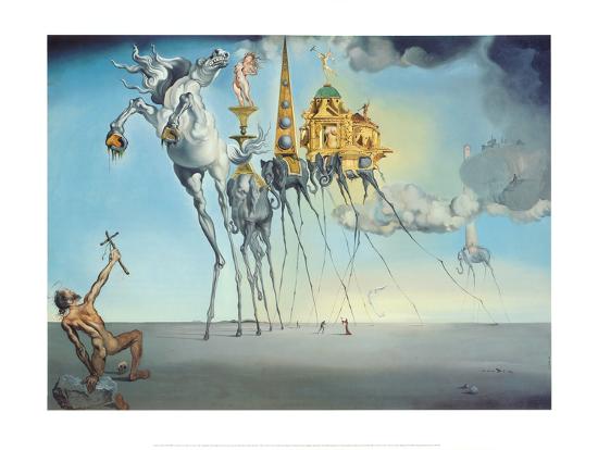 The Temptation of St. Anthony, c.1946-Salvador Dalí-Stretched Canvas