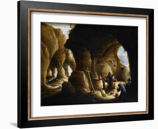 The Temptation of St Anthony, C1649-1670-Abraham Teniers-Framed Giclee Print