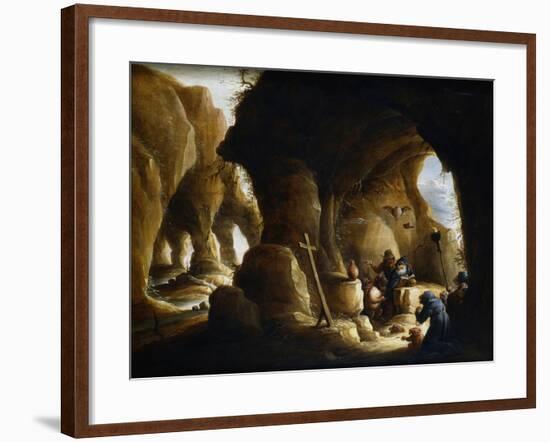 The Temptation of St Anthony, C1649-1670-Abraham Teniers-Framed Giclee Print