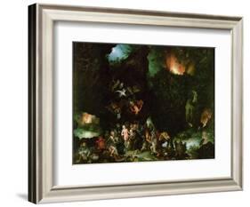 The Temptation of St. Anthony - Hell, 1594-Jan Brueghel the Elder-Framed Giclee Print
