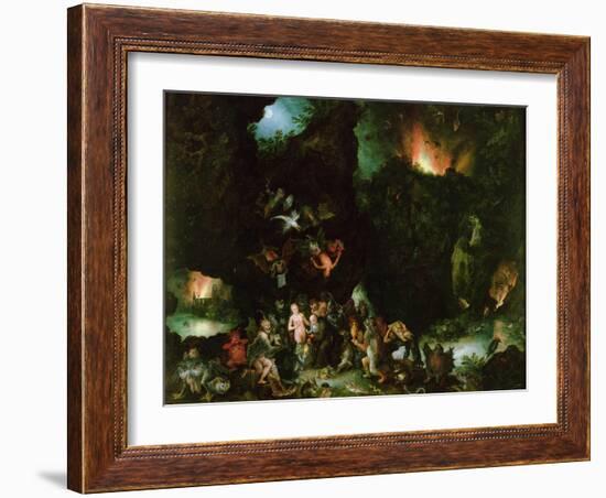 The Temptation of St. Anthony - Hell, 1594-Jan Brueghel the Elder-Framed Giclee Print