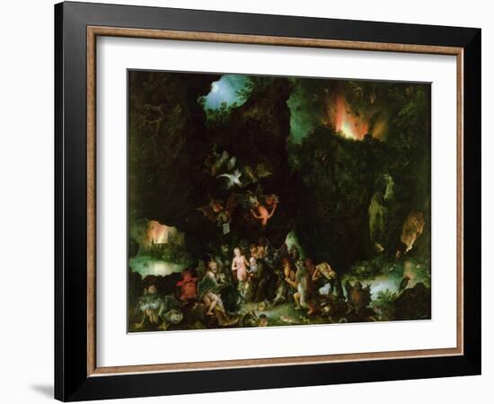 The Temptation of St. Anthony - Hell, 1594-Jan Brueghel the Elder-Framed Giclee Print