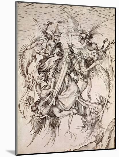 The Temptation of St. Anthony-Martin Schongauer-Mounted Giclee Print