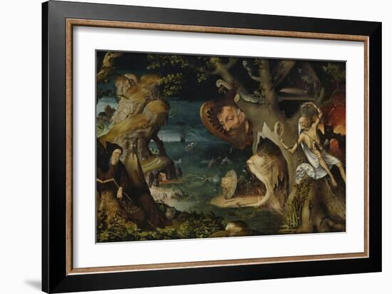 The Temptation of St. Anthony-Jean Mandyn-Framed Giclee Print